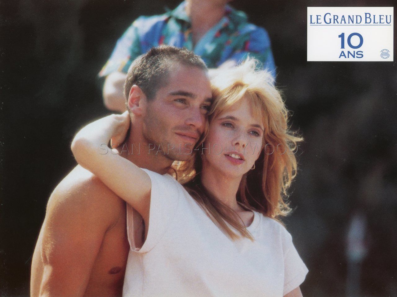 Jean Marc Barr Rosanna Arquette Le Grand Bleu ROSANNA ARQUETTE JEAN-MARC BARR LE GRAND BLEU 1988 VINTAGE LOBBY CARD